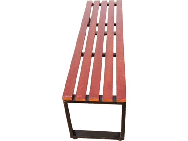 悟空体育长形休闲椅（红）  室外